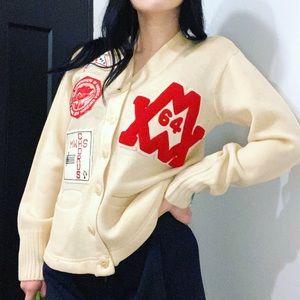 VINTAGE 64 letterman size S
